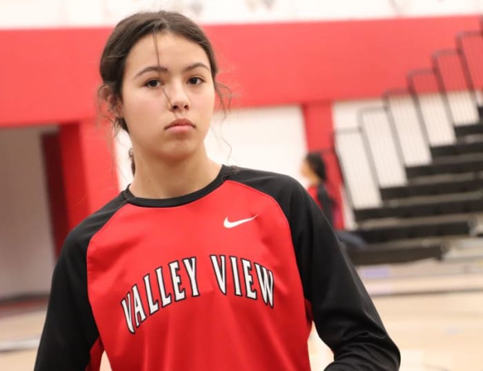 Ari Long is a multi-sport star at Valley View who hasn't let Type 1 diabetes stop her. Photo: John Murphy